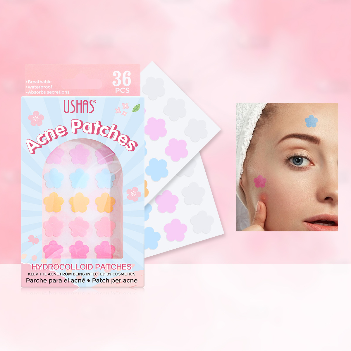 USHAS Transfronterizo Pequeño Acné Paste Concelador Invisible Día y Noche HA554