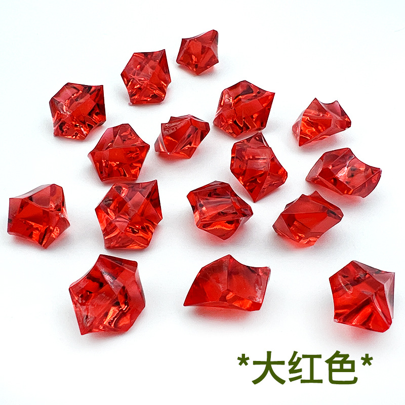 Colorido Cristal de los niños de la gema artificial del tanque de peces de plástico acrílico juguete patio etapa de vestir