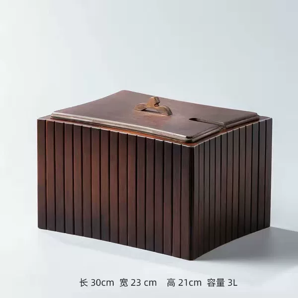 Peach square bucket