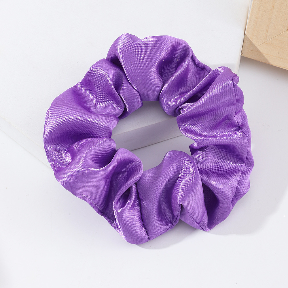 Fashion Head Rope Simple Hair Ring Solid Color Hair Rubber Band Hair Accessories display picture 3