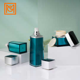 定制亚克力方形水乳瓶 双层50g膏霜瓶包材乳液精华水套装化妆品瓶