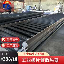 厂家供应钢制高频焊螺旋翅片暖气片 厂房钢制翅片管散热器