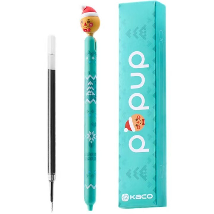 Envío gratis Kaco Chuxin Lingyue Jingdian Presione el bolígrafo de góner Examen de estudiante Cepillo Pen Set Colección al por mayor