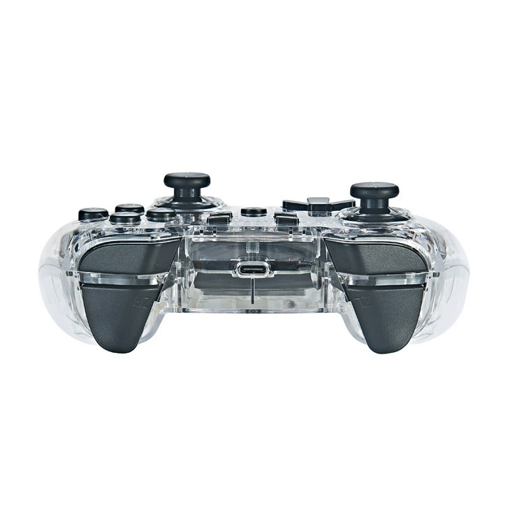 SwitchPro wireless Bluetooth gamepad with wake -up vibration macro programming function switch transparent handle