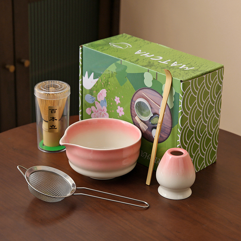 Japonés Matcha tazón Matcha túnica canción té herramientas de pedido taza de té de cerámica taza de té mezclador Matcha cepillo taza de té