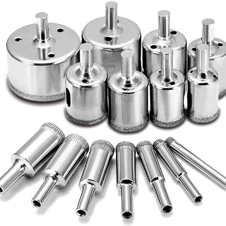 Набор сверл для стекла, корректор, шлифовальный открыватель отверстий, сверло для мраморной плитки, набор открывателей отверстий для стекла