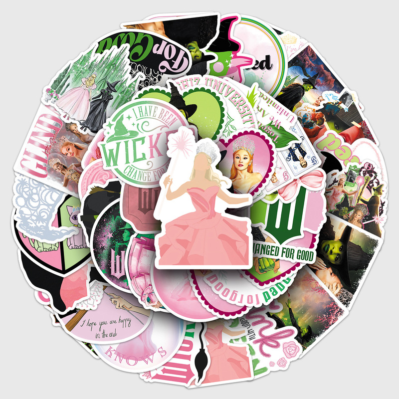 50 Wicked Wicked Witch Movie Graffiti Stickers Decorative Skateboard Water Cup Laptop Stickers