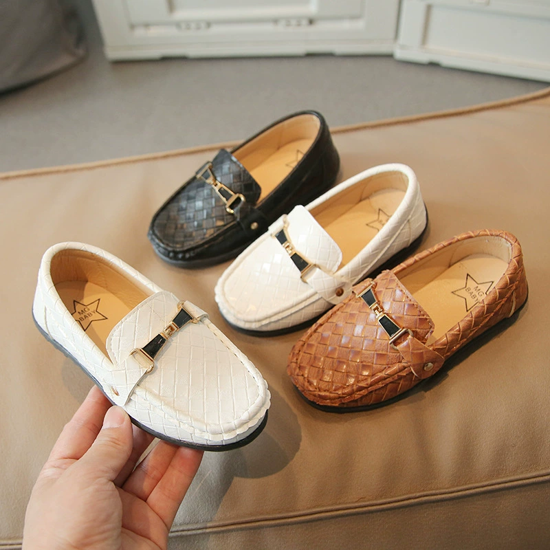 Детская обувь Bean в британском стиле, осень 2022, новая обувь для мальчиков, педаль, ленивая обувь, детская обувь оптом