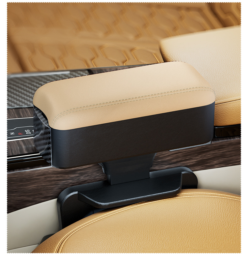 Car Armrest Box Elbow Support with Cup Holder