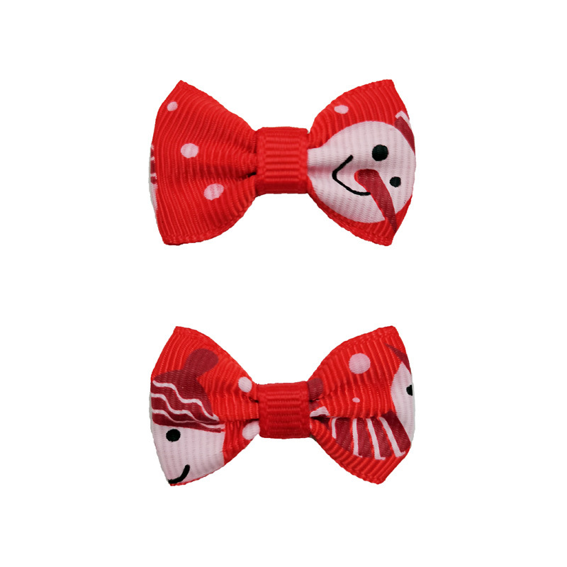 뾰족한 크리스마스 레드