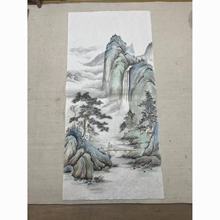 纯手绘国画山水山水画客厅书房字画装饰画纯手工