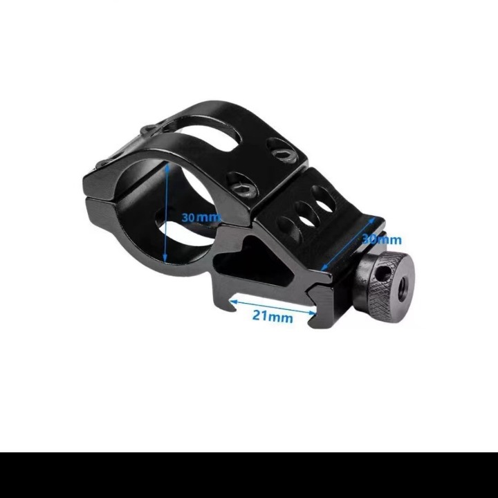 工厂跨境纯钢螺丝T2008高品质歪脖子30MM管夹直径手电筒管夹瞄夹