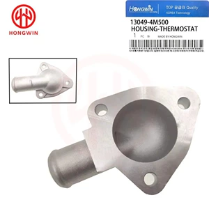 Suitable for Nissan aluminum alloy water inlet pipe coolant thermostat housing 13049-4M500 L