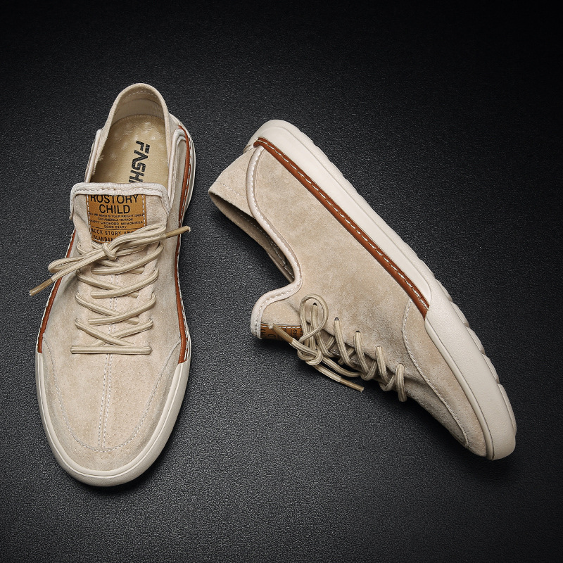 Zapatos de hombre 2023 nuevos zapatos de cuero de viaje de otoño zapatos casuales deportivos para hombres zapatos de moda para hombres zapatos de tablero de piel de cerdo