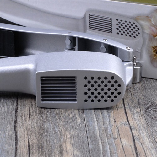 Aluminum alloy dual-purpose garlic press, garlic paste clip, garlic slices and ginger slices, garlic peeler, garlic masher