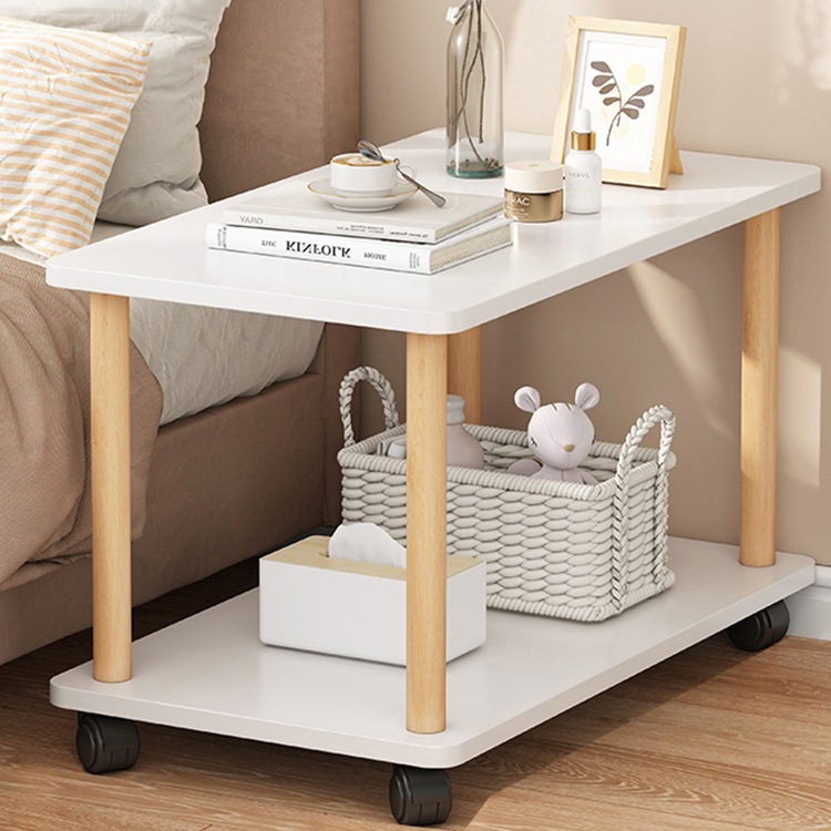Bedside Table Modern Simple Small Movable Bedroom Bedside Narrow Gap Storage Cabinet Bedside Tω