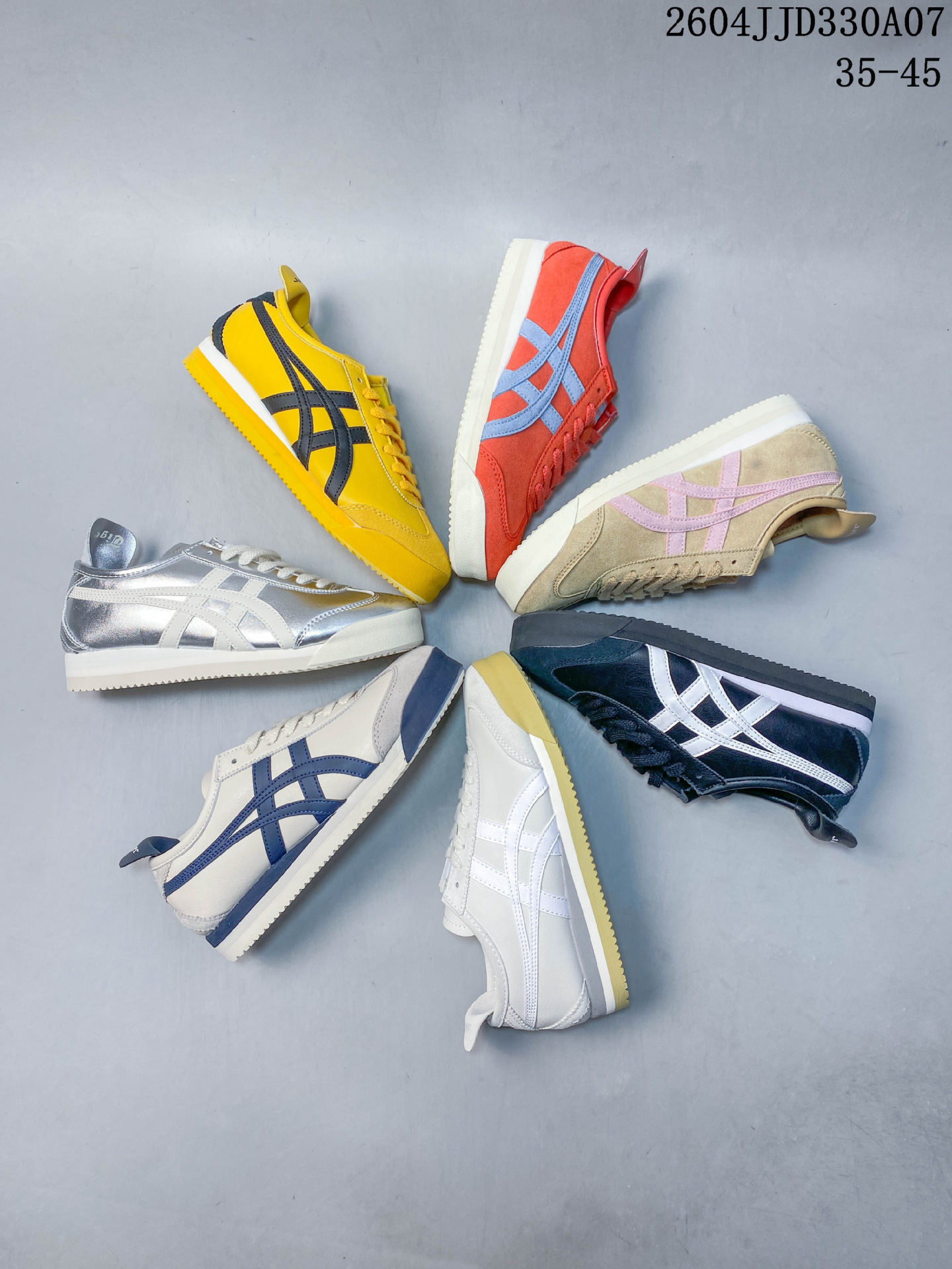 Tiger Mexico 66 Pf Comfortable and Soft Low-Top Sneakers for Men and Women, Suitable for Running and Casual Commuting