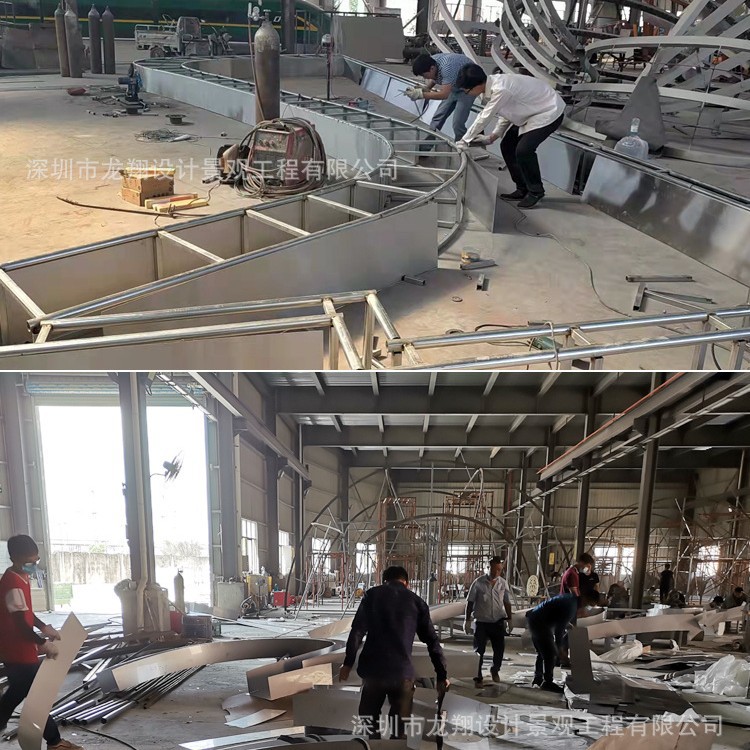 Ландшафтная абстрактная скульптура из нержавеющей стали Longxiang