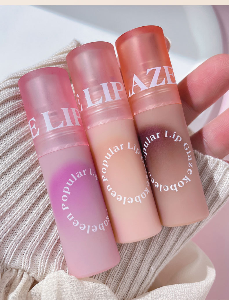 KOBELEEN lip gloss wholesale lipstick Matte matte water mist Lip gloss Velvet Lipstick Moisturizing and non-drying hair replacement undefined