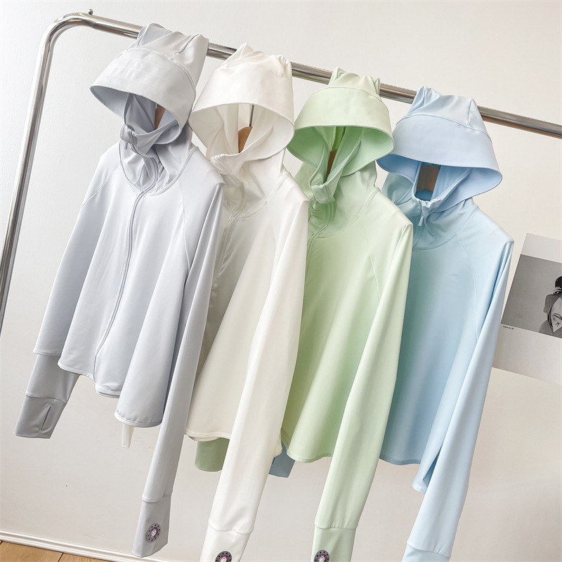 Ropa de protección solar para mujeres verano Delgado al aire libre transpirable versátil protección solar ropa 2023 nueva protección UV ligera upf50