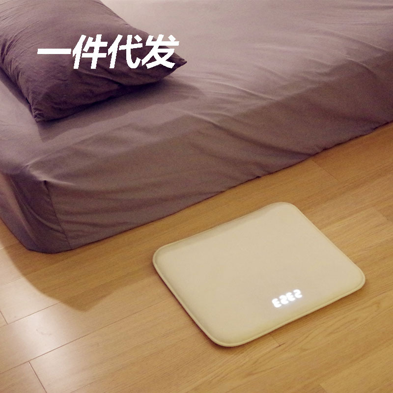 SmartClock smart carpet mat lazy music alarm clock creative loud students get up white collar digital electronic