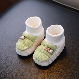 Spring and Autumn Baby Toddler Shoes Socks Baby Soft Bottom Socks Newborn Children Men and Women Wear Cartoon Non-slip Shoes
