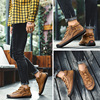 Trend fashionable casual footwear English style for leather shoes, 2023, autumn, trend of season, plus size