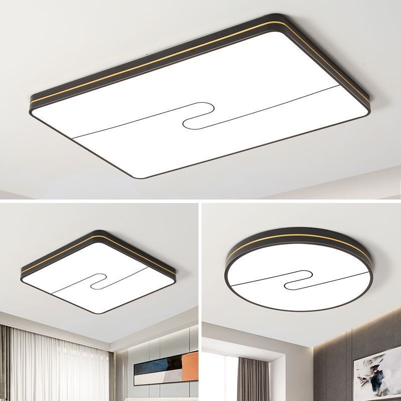 LED living room lamp 2024 new ceiling lamp popular lamps modern simple atmosphere rectangular headlight main lamp LED living room lamp 2024 new ceiling lamp popular lamps modern simple atmosphere rectangular headlight main lamp