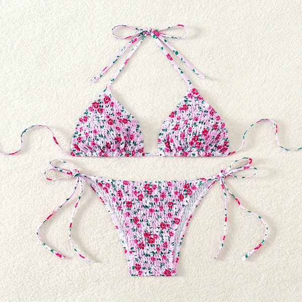 Red -bottomed floral