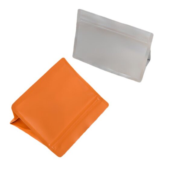 Eight edge seal moisture-proof aluminum foil food grade packaging bag self-supporting self-sealing vacuum tea packaging bag coffee bean packaging bag