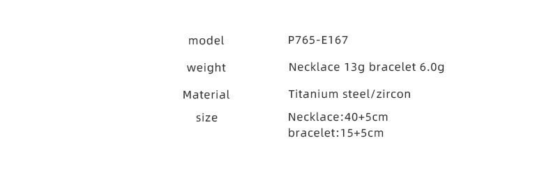 Zircon Inlay Material Bracelets, Necklace Classification 18K Gold Plating Color PVD Coated Real Gold Plated 18K Gold Rectangle 304 Stainless Steel Fashion Waterproof Non Tarnish Bracelets Necklace