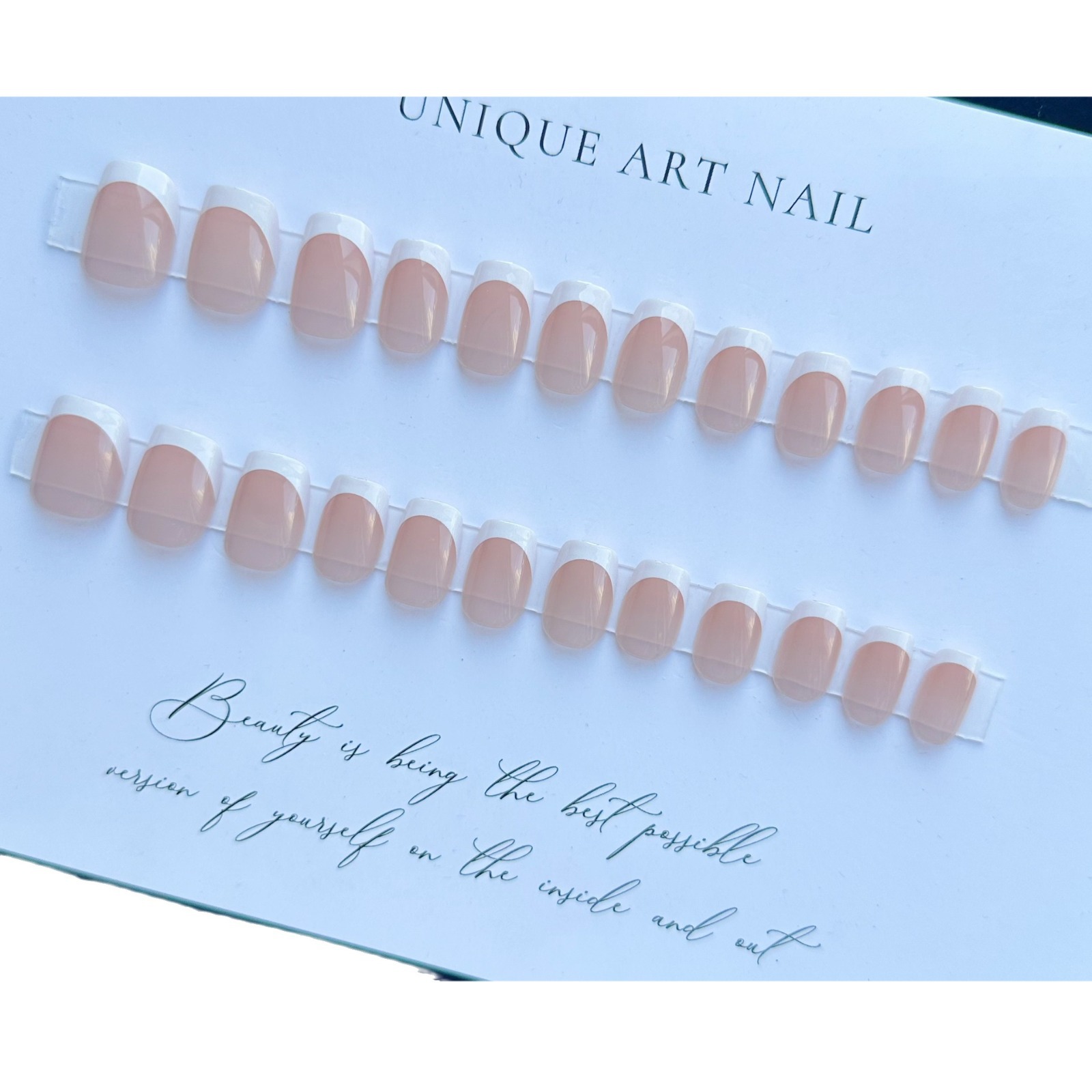 Yi danza de uñas desgaste en línea popular al por mayor de longitud media taifei cacao puro deseo viento gradiente dulce manicura temperamento