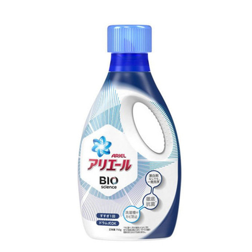日本进口宝洁白色蓝色粉色衣物柔顺清洗液瓶装 花香味洗衣液 批发