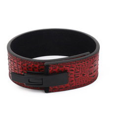 Leather Fitness Belt Squat Exercise Straps for Men and Women, Strength Training Gear, Weightlifting Belt