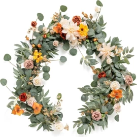 仿真花;婚礼拱形门;仿真藤条