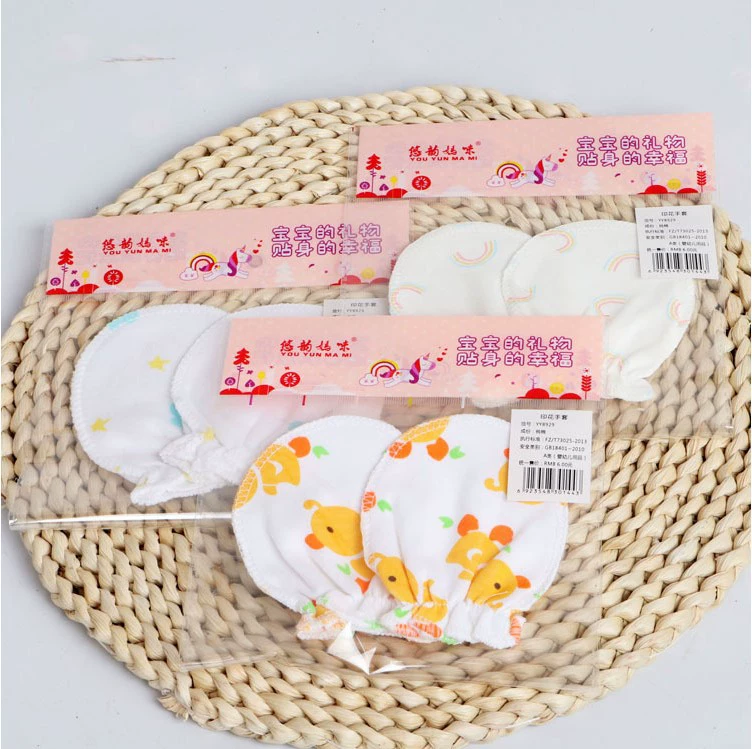 Детские перчатки против царапин книжка для новорожденных лето осень зима новорожденный ребенок прикус против царапин лицо детские перчатки