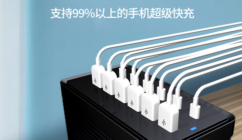 USB Fiş Çok Portlu Şarj Cihazı Apple Android Telefon Uyumlu Hızlı Şarj Çok Fonksiyonlu Yüksek Güçlü Priz