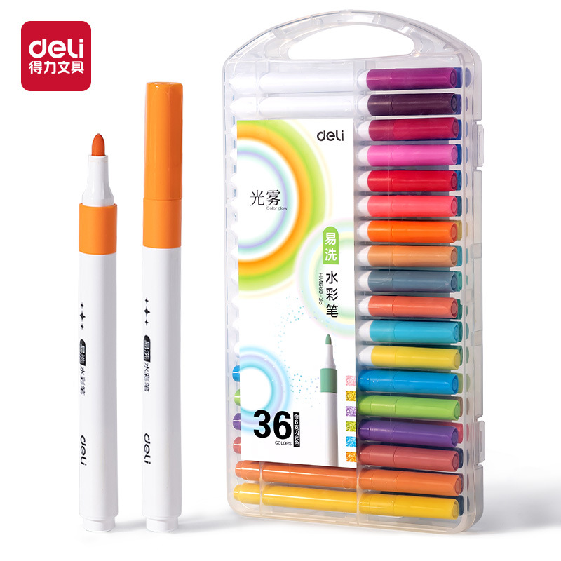 Délix HM660-12 / 24 / 36 lavable acuarela pincel de pintura infantil pincel de pintura de arte
