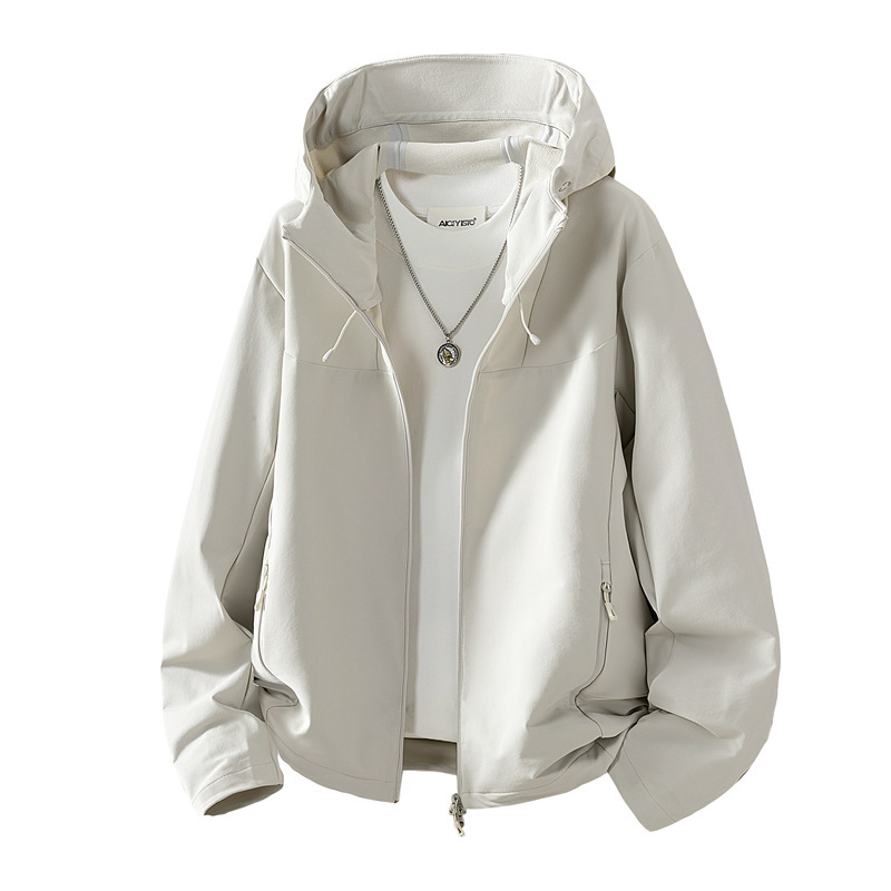 Cross-border outdoor nylon jacket for men, autumn and winter windproof and warm sports softshell coat, group purchase