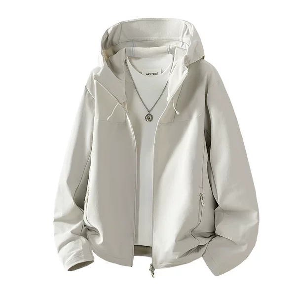 Cross-border outdoor nylon jacket for men, autumn and winter windproof and warm sports softshell coat, group purchase