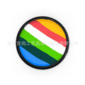 30G黑底透明盖彩虹条包装 球赛世界杯 手绘脸彩人体彩绘颜料