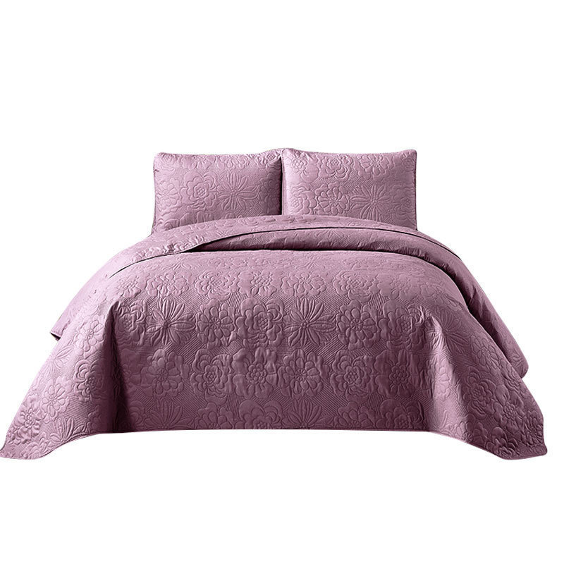 Lavado ultrasónico de agua de color sólido colcha aire acondicionado colcha cubierta de cama tres juegos de edredones de verano fríos, edredones de verano individuales y dobles textiles para el hogar image 6