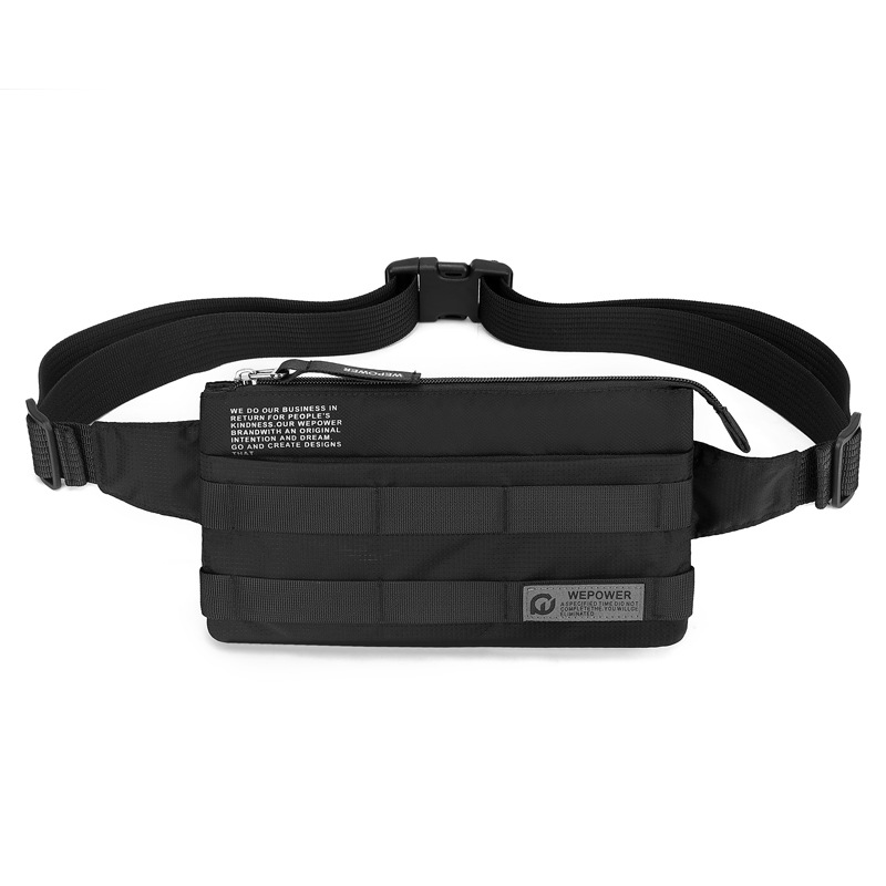 WEPOWER nueva bolsa de hombro pequeña para viajeros al aire libre, cintura portátil, bolsa de pecho anti-salpicaduras de moda de moda