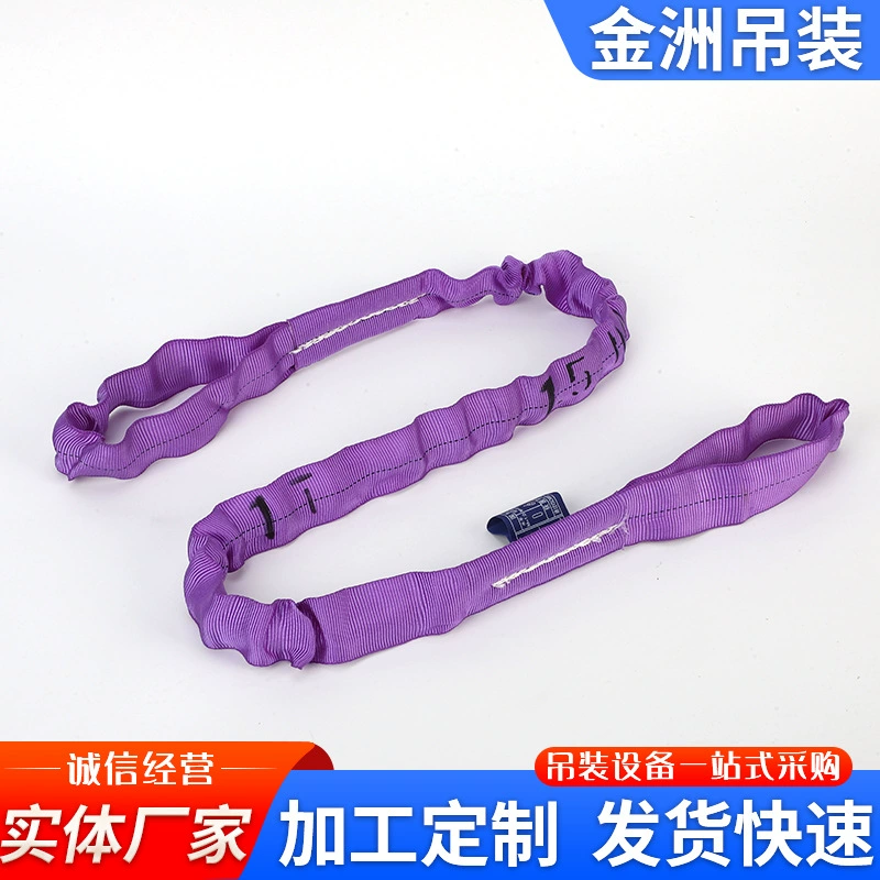 Поставка двухсторонней пряжки, плоская двухслойная стропа, плоская стропа, промышленная подъемная износостойкая плоская стропа, полиэфирная стропа