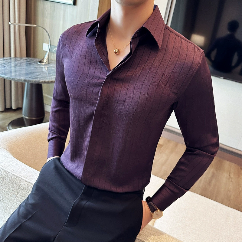 Trend design shirt, slim fit