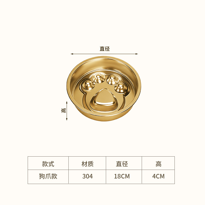 18cm 황금 개 발 모델