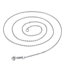 铜镀银十字链 O字女士项链 韩版韩国饰品批发 复古首饰s铜银饰