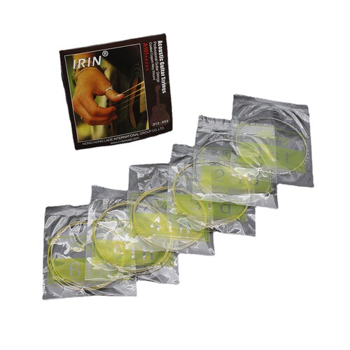 IRIN Folk Guitar Strings A101 High Quality Stainless Steel Smooth Strings Musical Instrument Accessories Wholesale Dropshipping