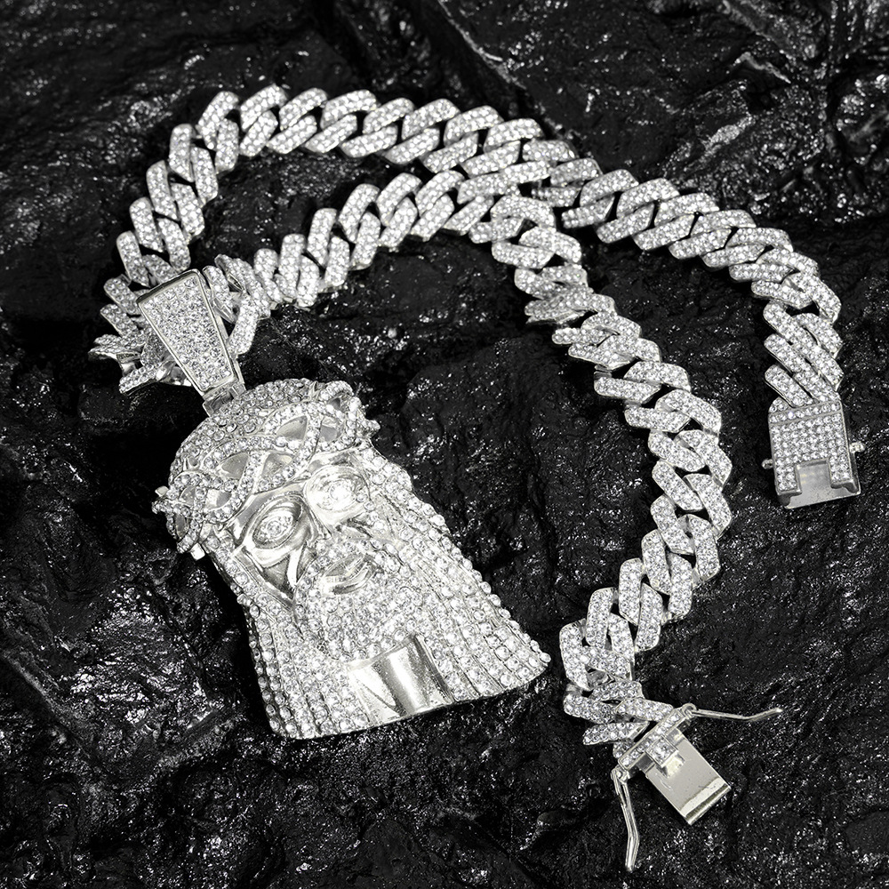 retro necklace hip-hop style