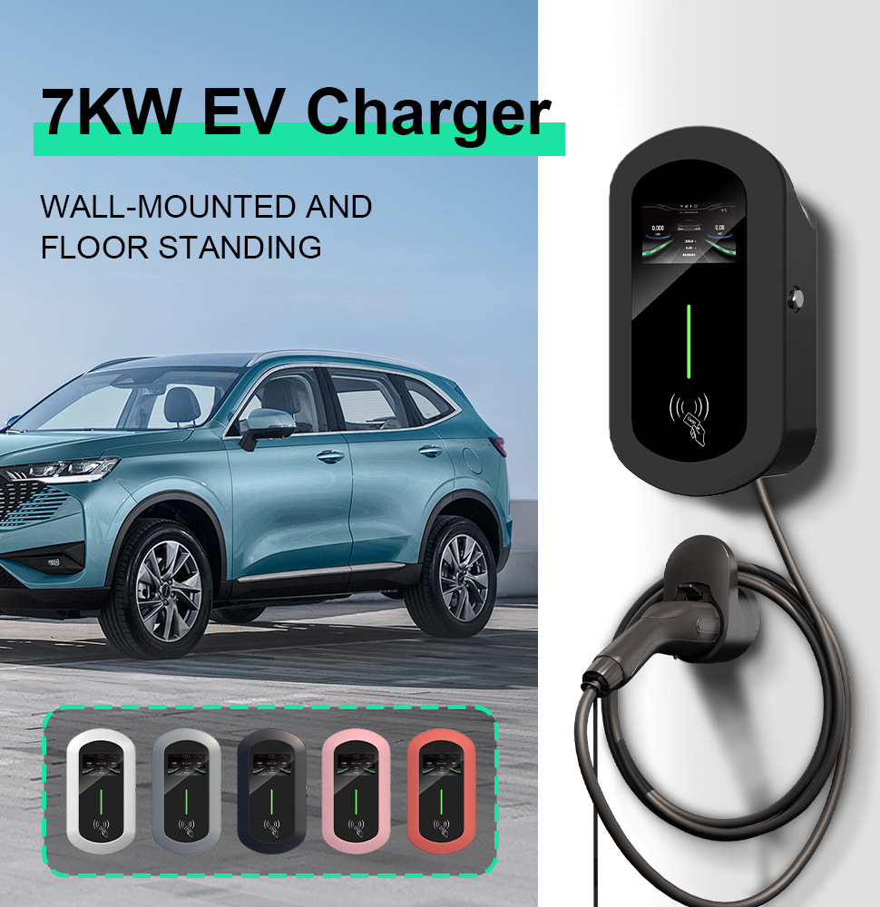 European Standard Charging Pile for Byd, Tesla, and Other New Energy Vehicles, Portable Charging Gun for Home Fast Charging